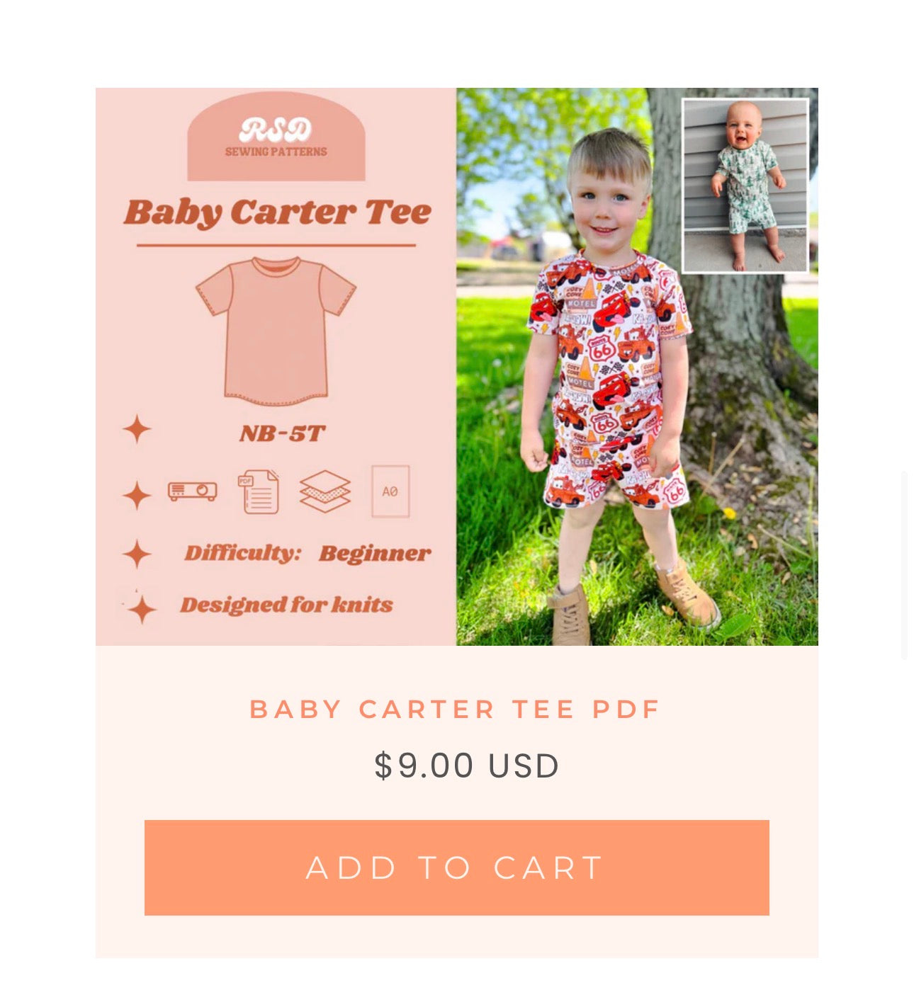 COLLAB Carter Tee(Gender Neutral)