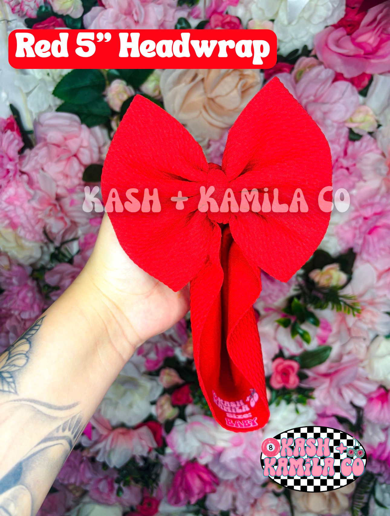 MTO Red/Orange Shade Headwraps