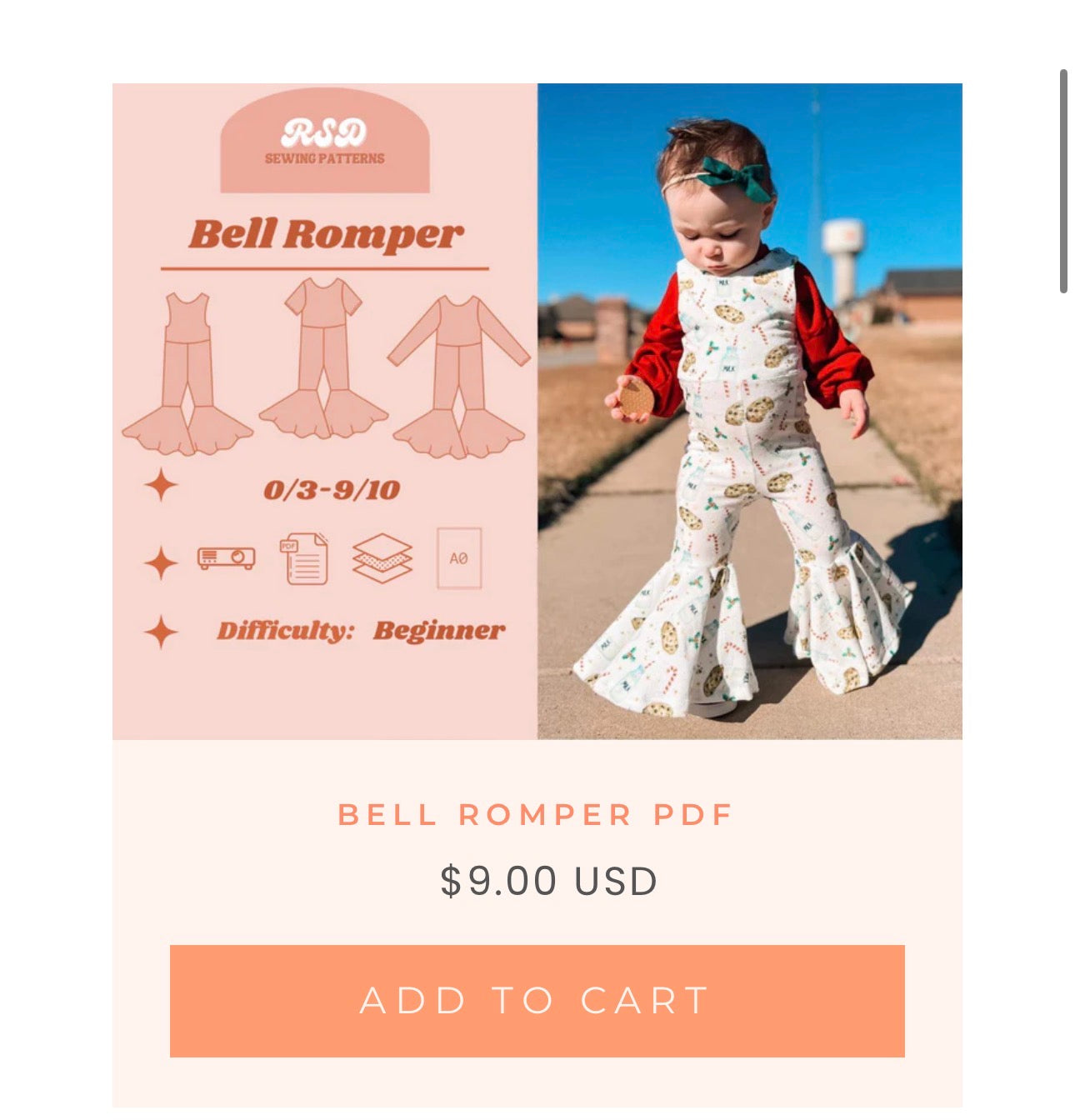 COLLAB Bell Romper