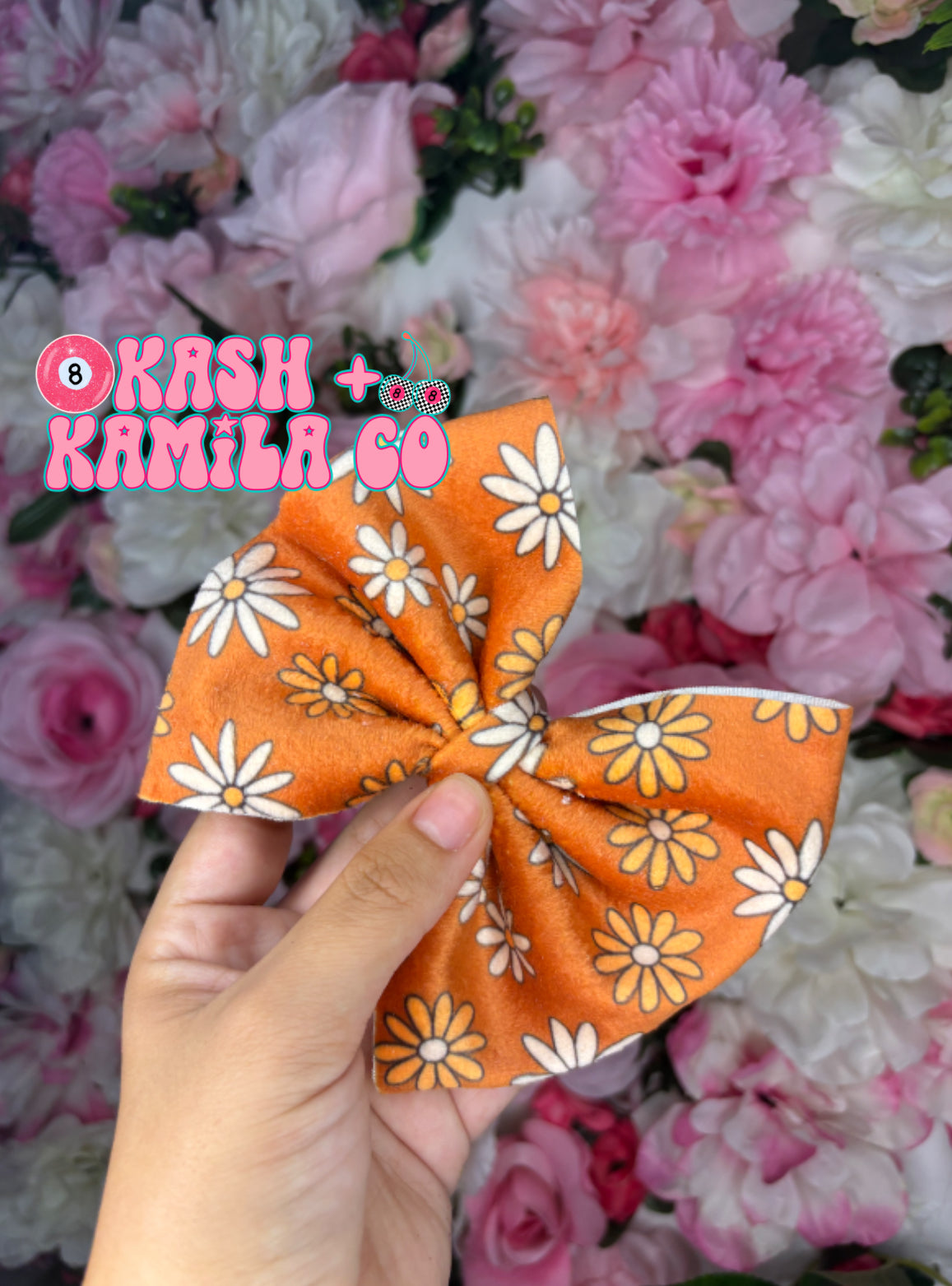 RTS 5” Bow Fall Floral/Clip