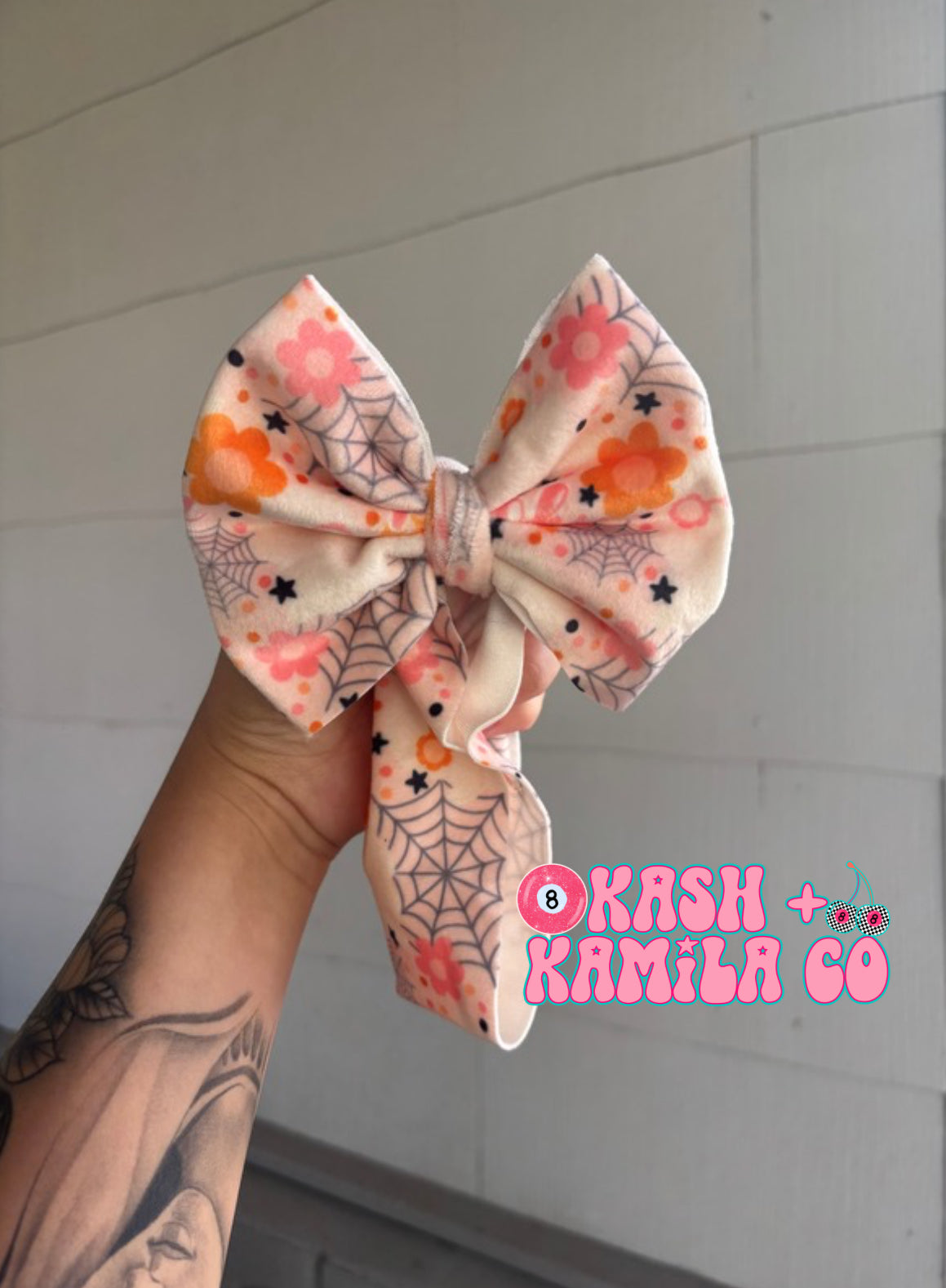 RTS 5” Headwrap Halloween Spooky Babe/Newborn