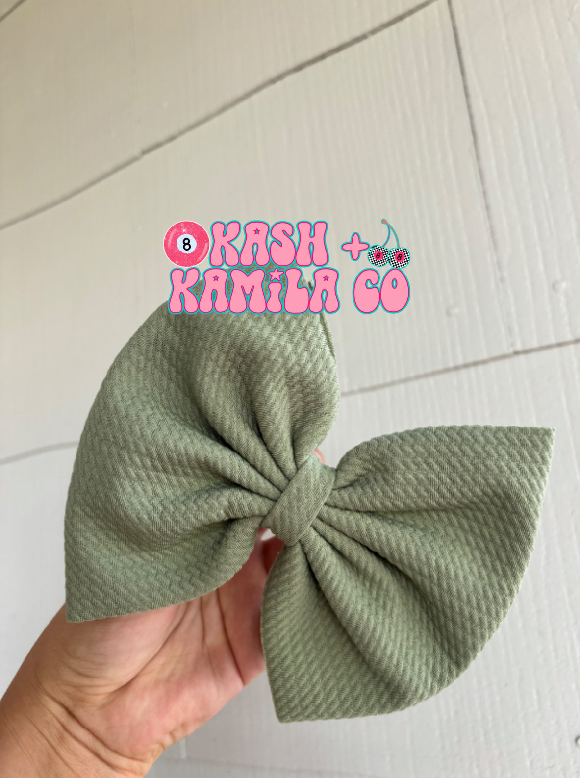 RTS 6” Bow Seagram Green / Clip