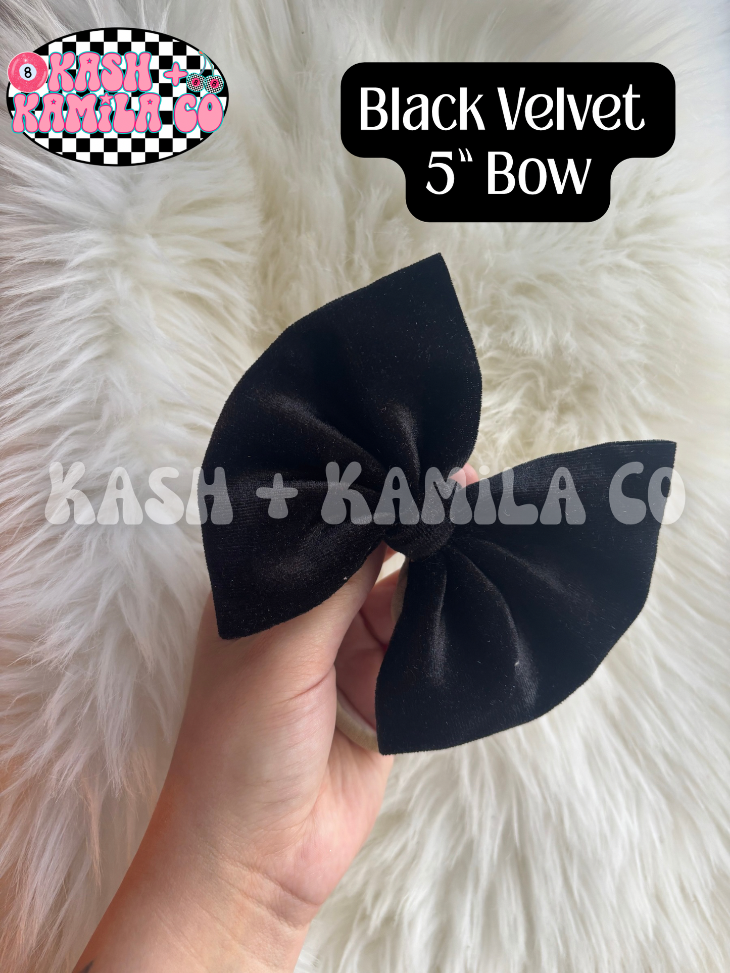 PREORDER Velvet Solids (4) | Bows & Piggies (Clip/Nylon)