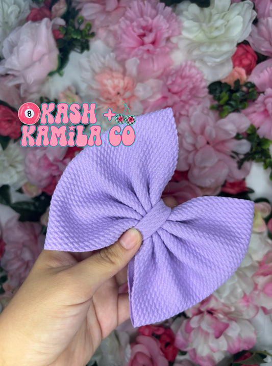 RTS 5” Bow Lavender/Clip