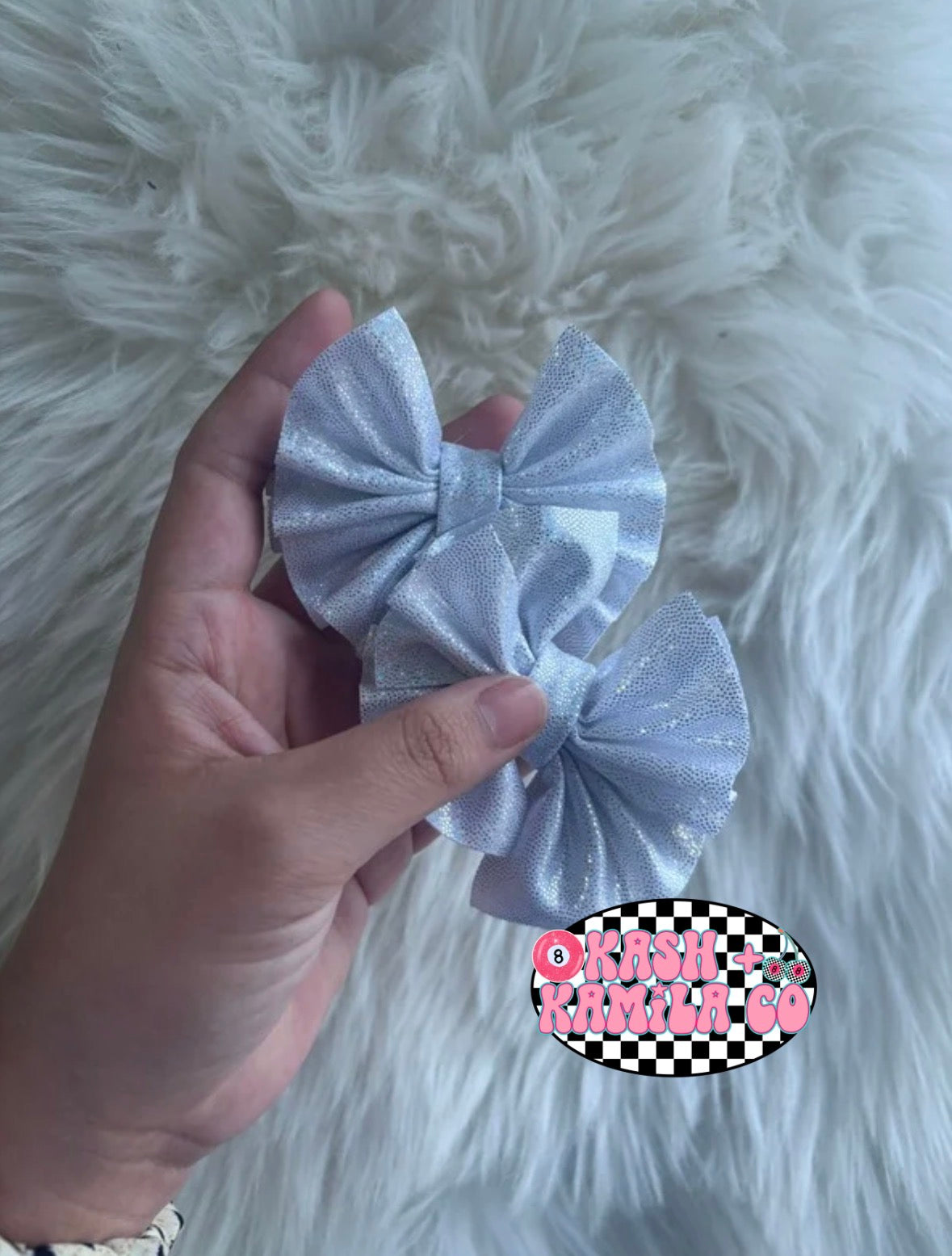 RTS Mini Shredded Piggies White Shimmer Swim / Clip