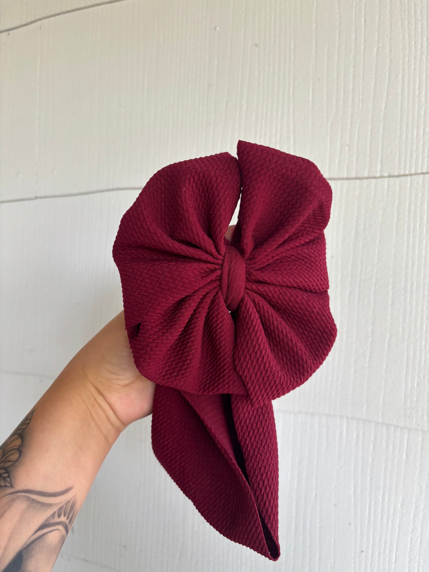 RTS Messy Maroon Headwrap/Toddler