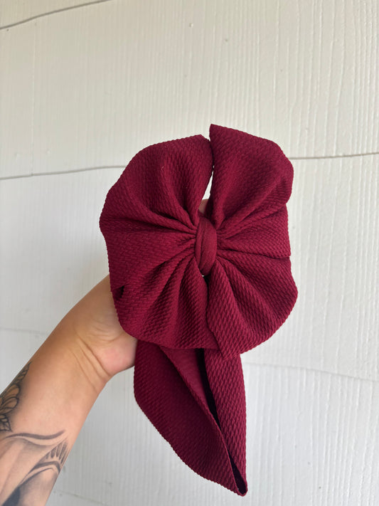 RTS Messy Maroon Headwrap/Toddler