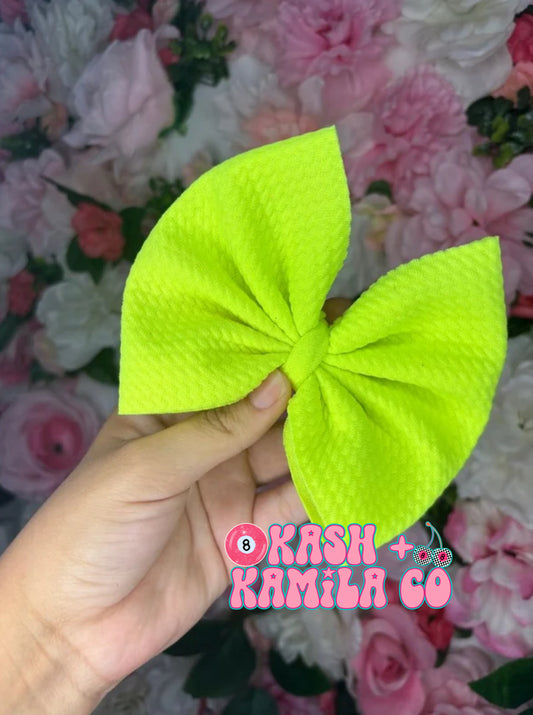 RTS 5” Bow Neon Yellow/Clip