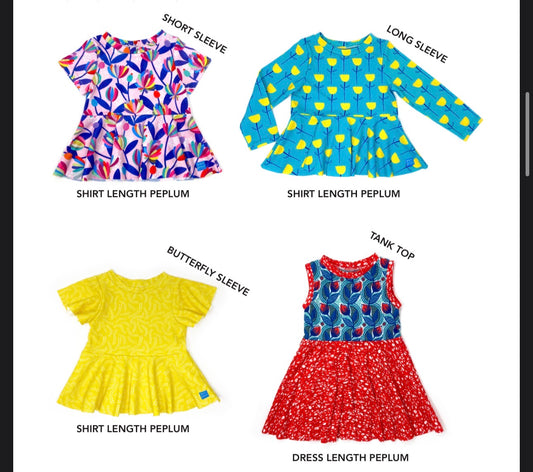 CUSTOM | Addie Peplum Top/Dress