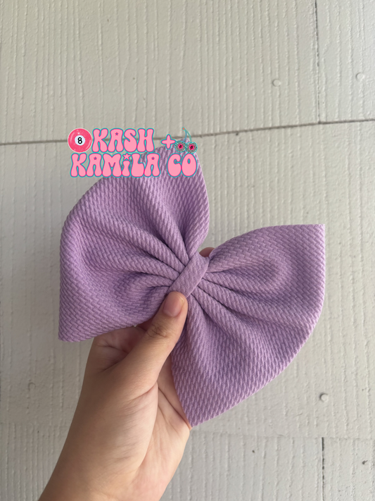 RTS 6” Bow Lilac / Clip