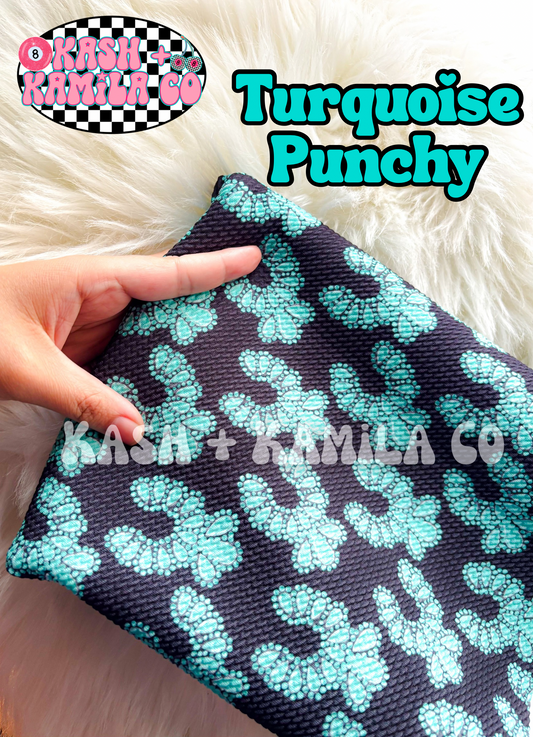 Turquoise Punchy Bows & Headwraps