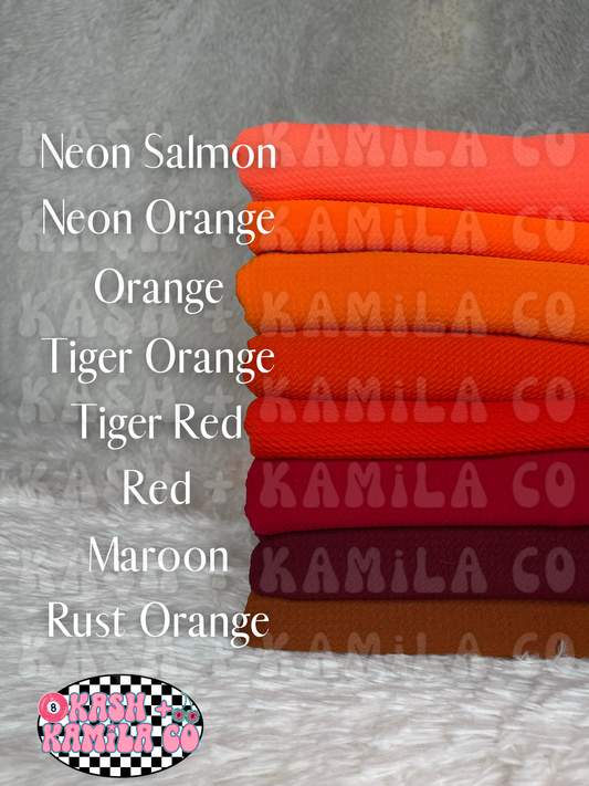 Orange Shades (1) | Bows & Piggies (Clip/Nylon)