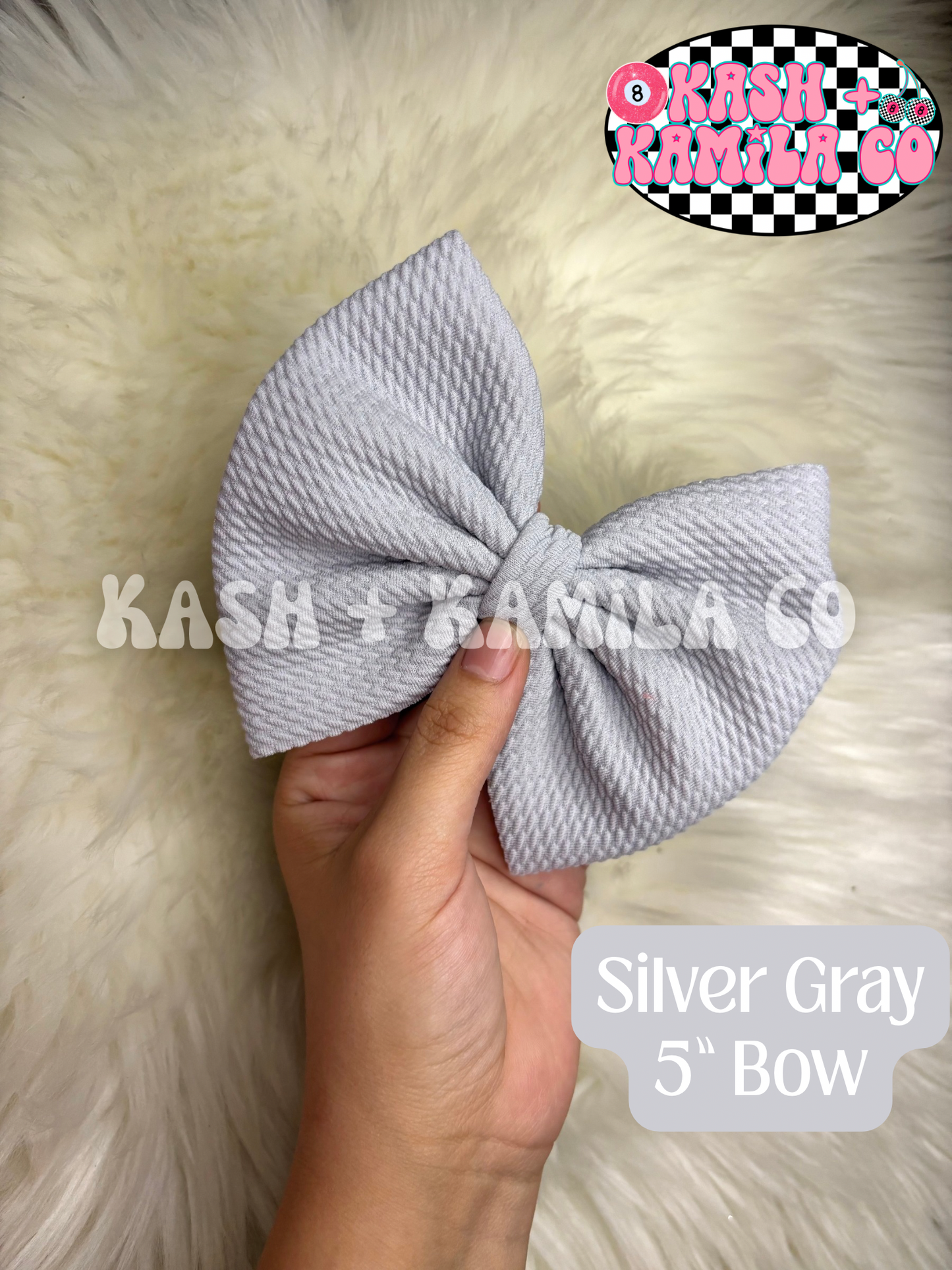 MTO White Shades (2) | Bows & Piggies (Clip/Nylon)