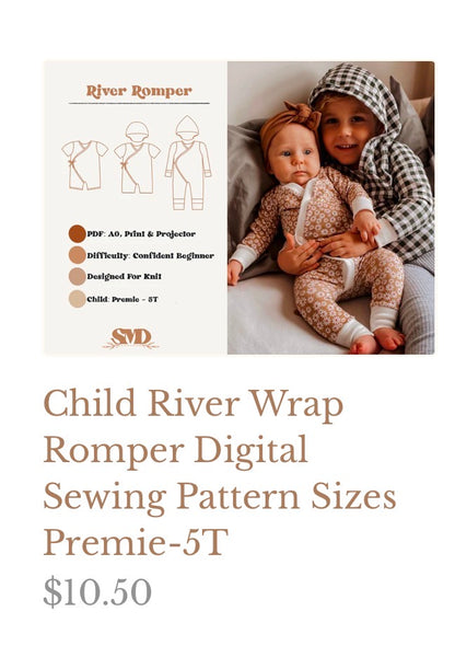 CUSTOM River Wrap Romper