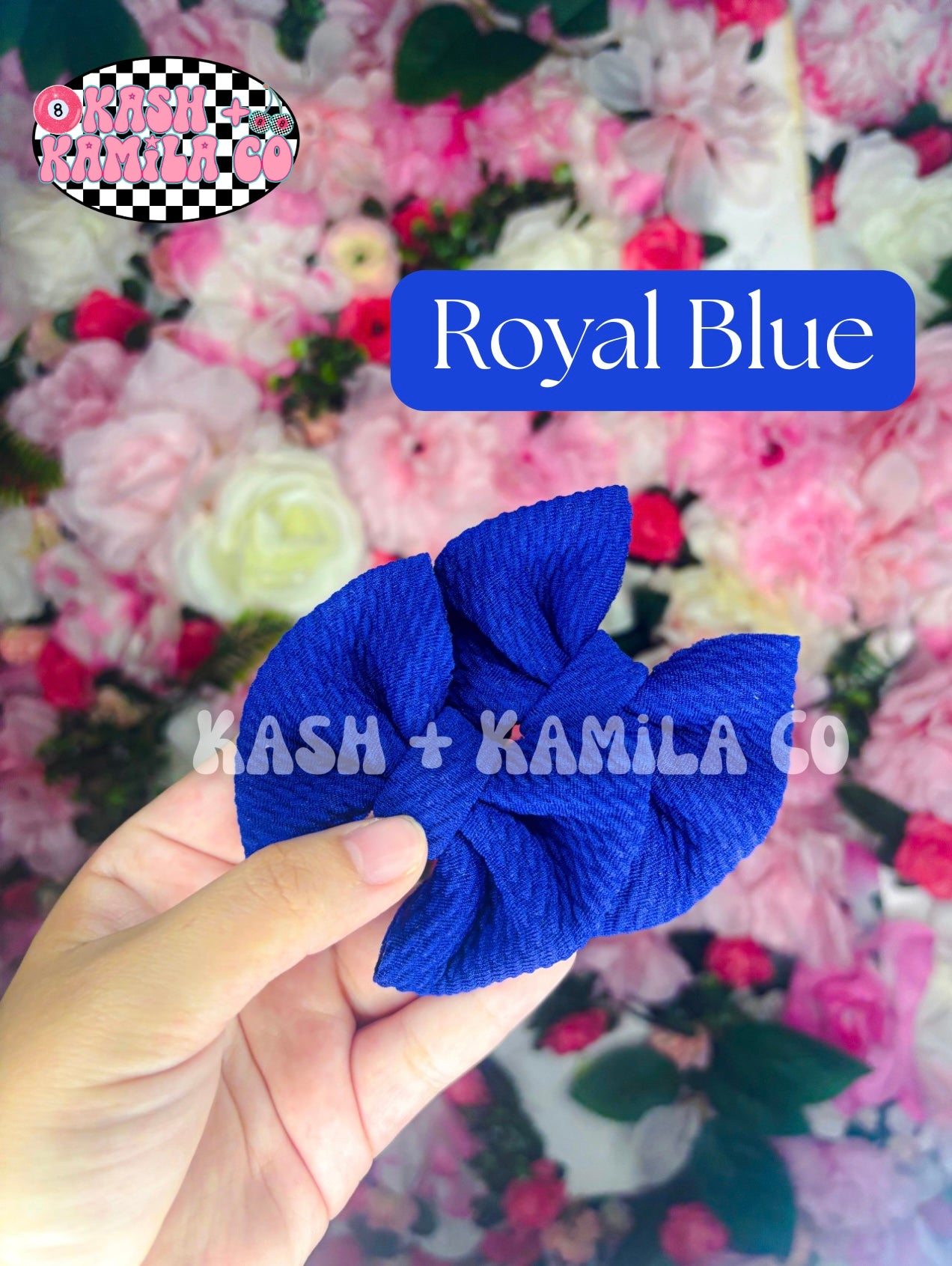 MTO Blue Shade Bows & Piggies (Clip/Nylon)