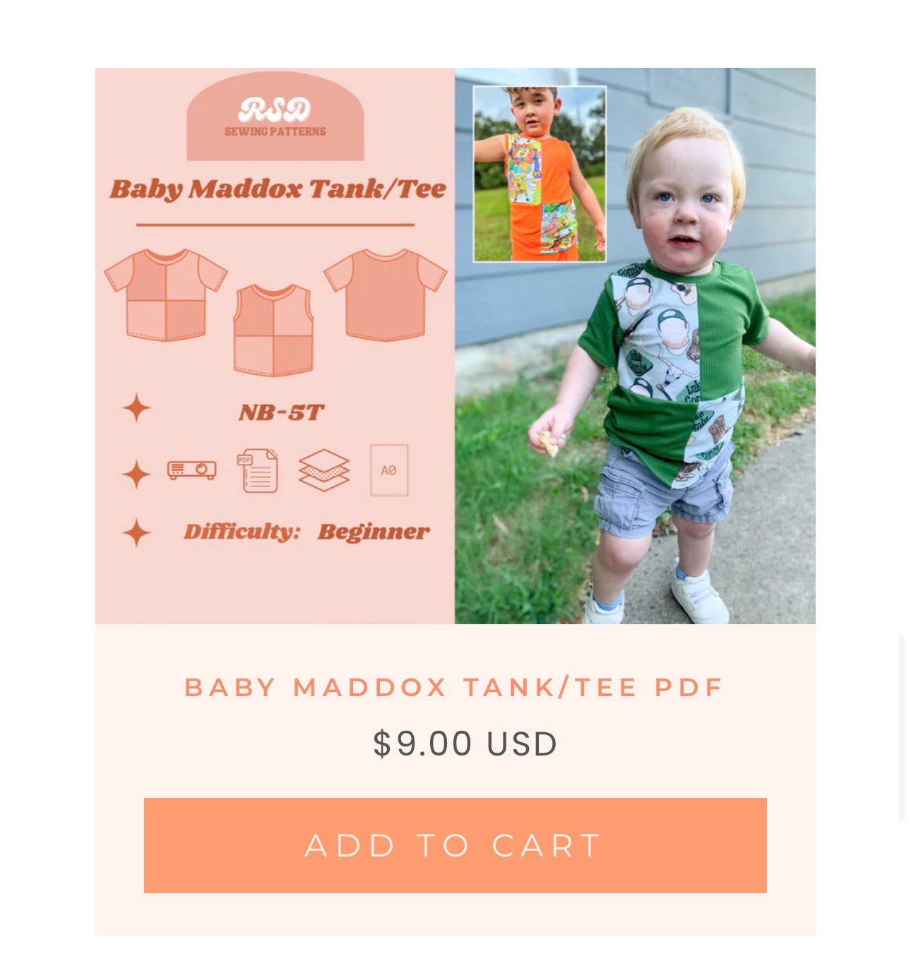 COLLAB Maddox Tank/Tee (Color Block Coord Solid)