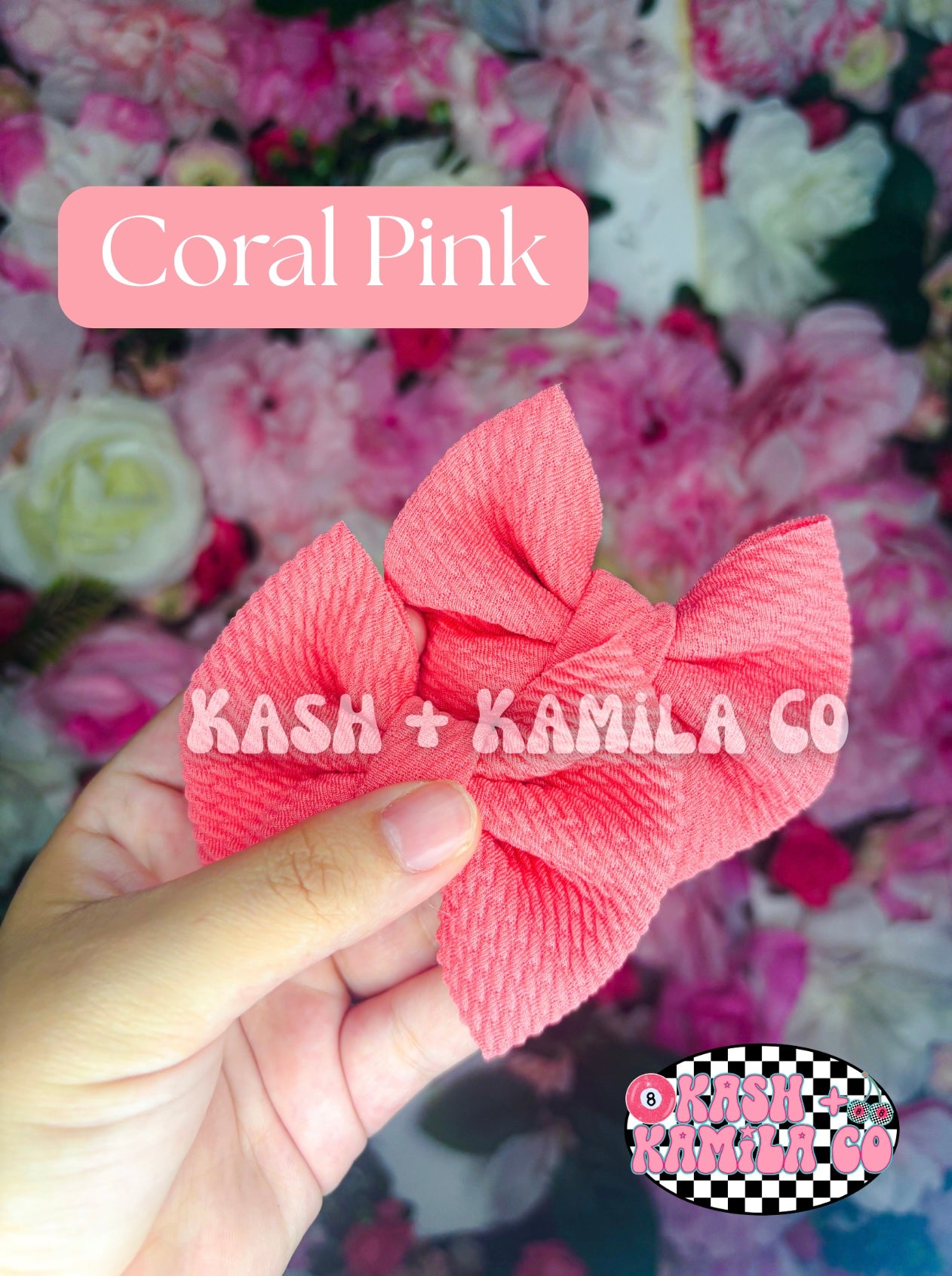 MTO Pink Shade Bows & Piggies (Clip/Nylon)