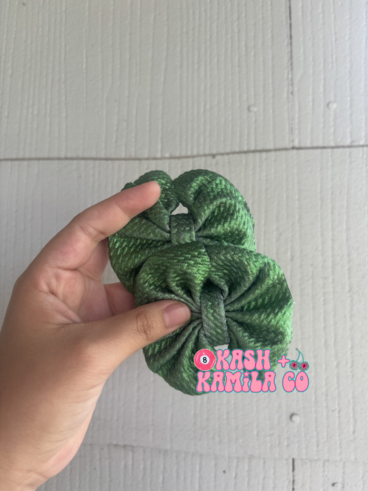 RTS Mini Shredded Piggies Green Pleather / Clip