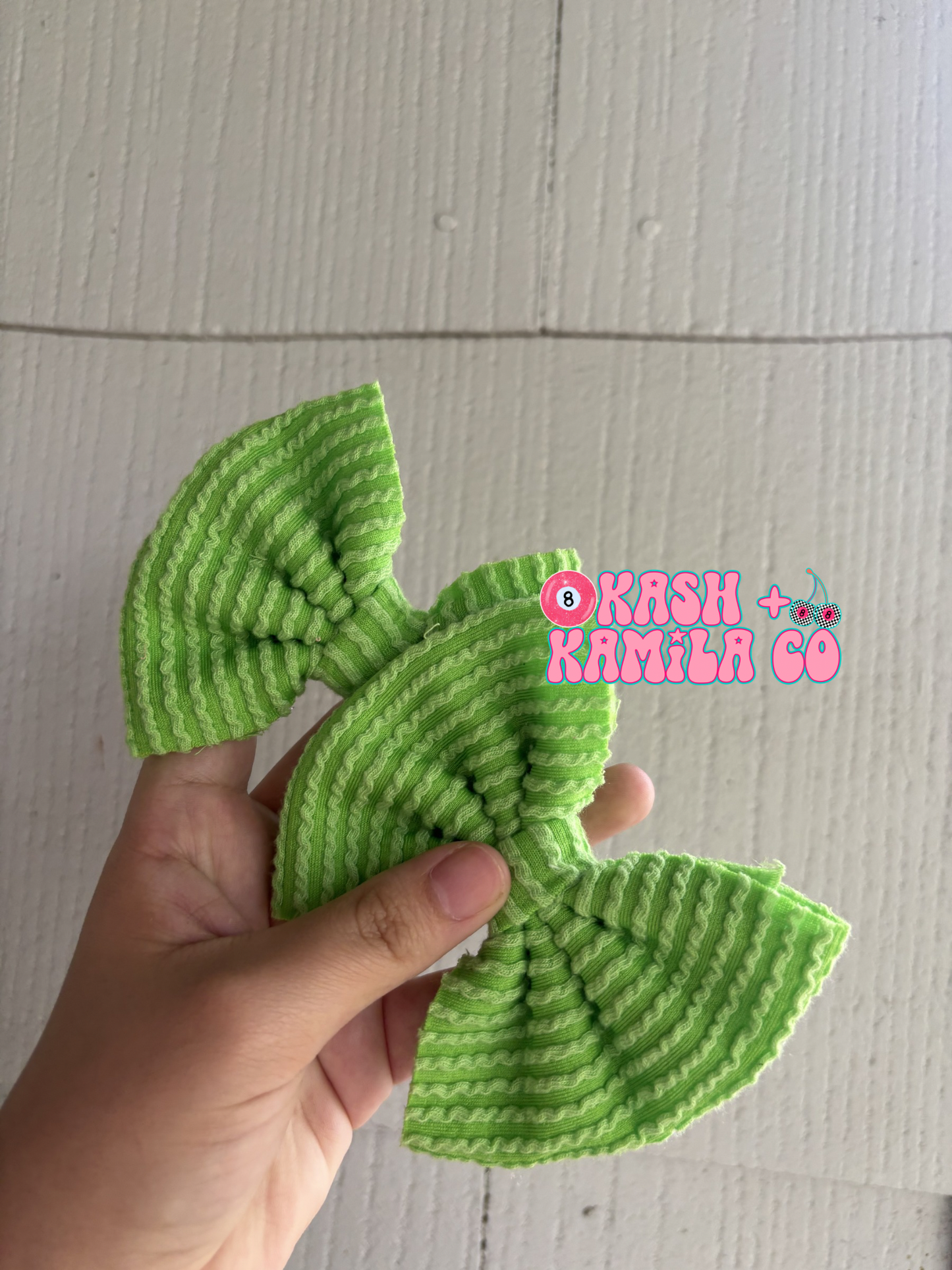 RTS 4” Piggies Lime Green Urban Rib / Clip