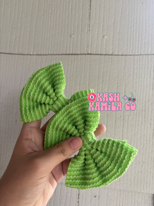RTS 4” Piggies Lime Green Urban Rib / Clip
