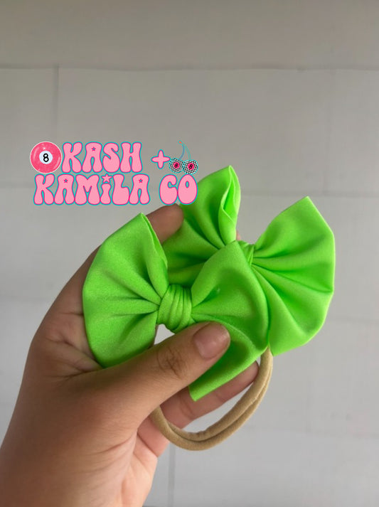 RTS 3” Piggies Swim Neon Green / Nude Nylon