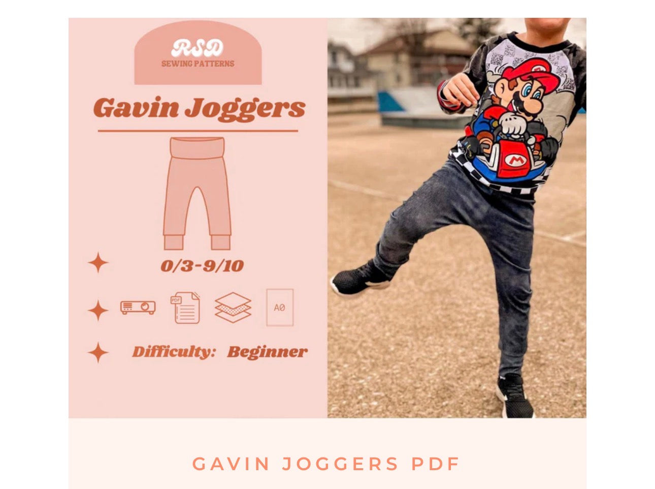 COLLAB Gavin Joggers(no codes)