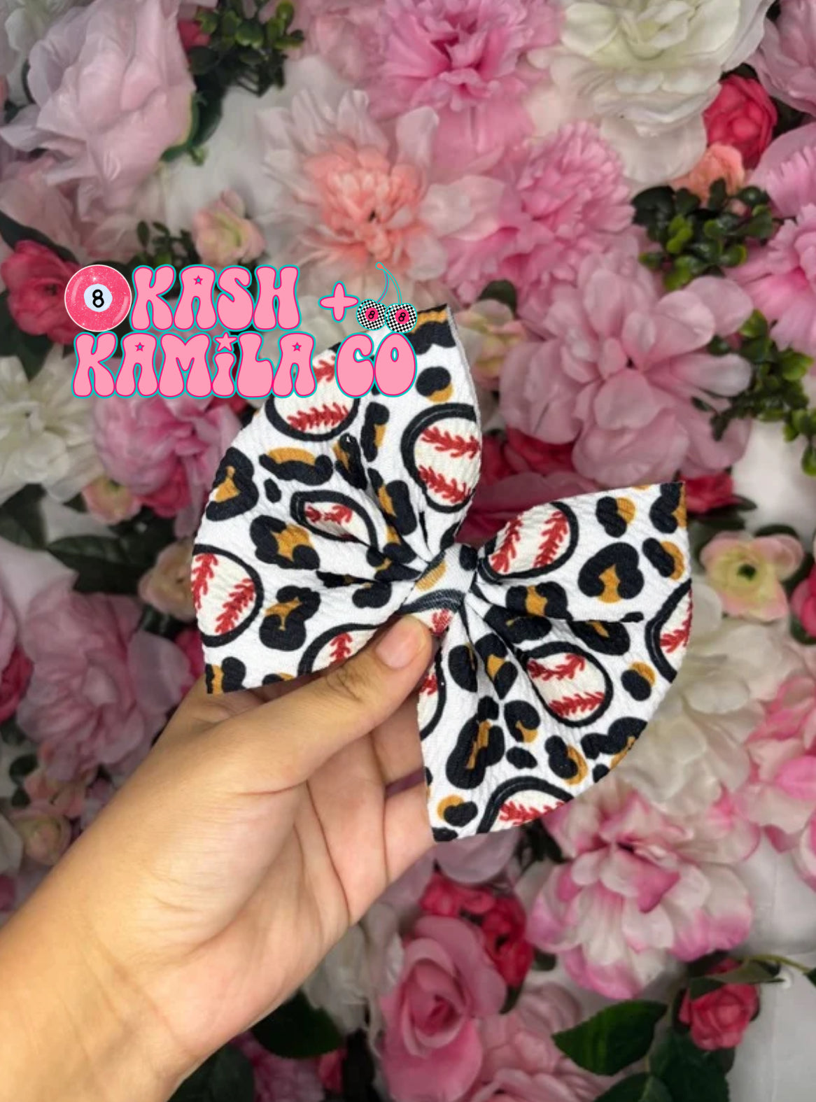 RTS 5” Bow Baseball Leopard/Clip