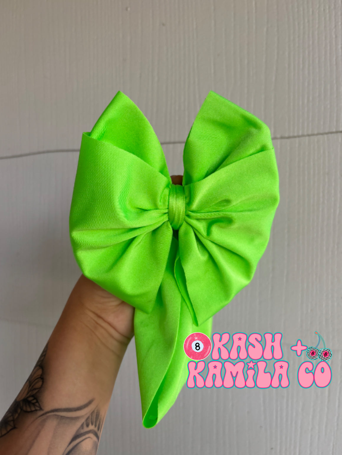 RTS Messy Headwrap Swim Lime Green/Baby