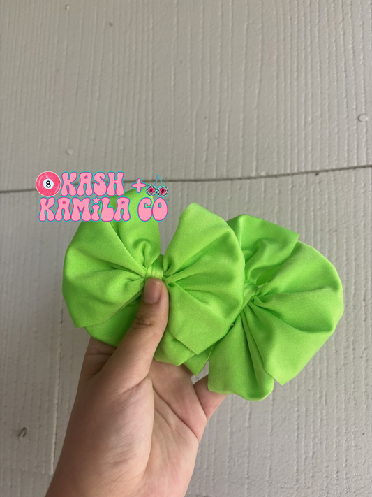 RTS Messy Piggies Swim Lime Green / Clip