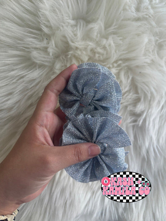 RTS Mini Shredded PiggiesGlitter Silver/Clip