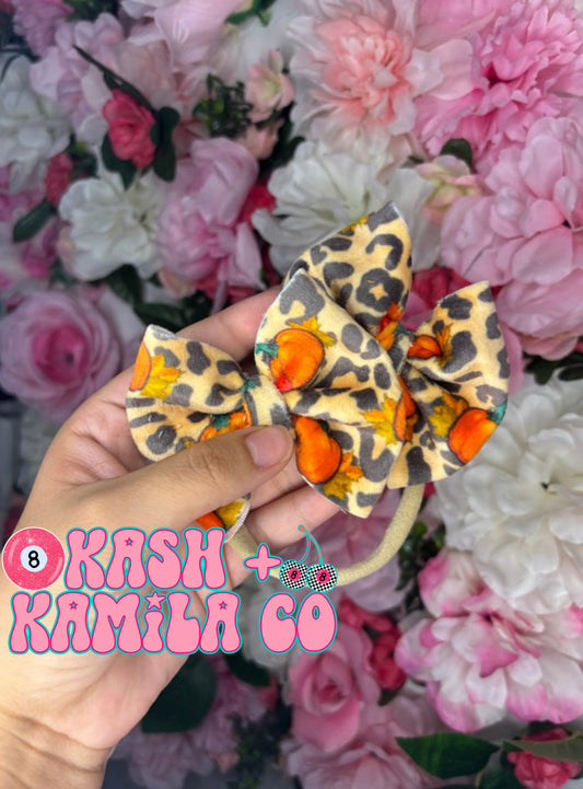 RTS Leopard Pumpkin 3” Piggies/Nude Nylon