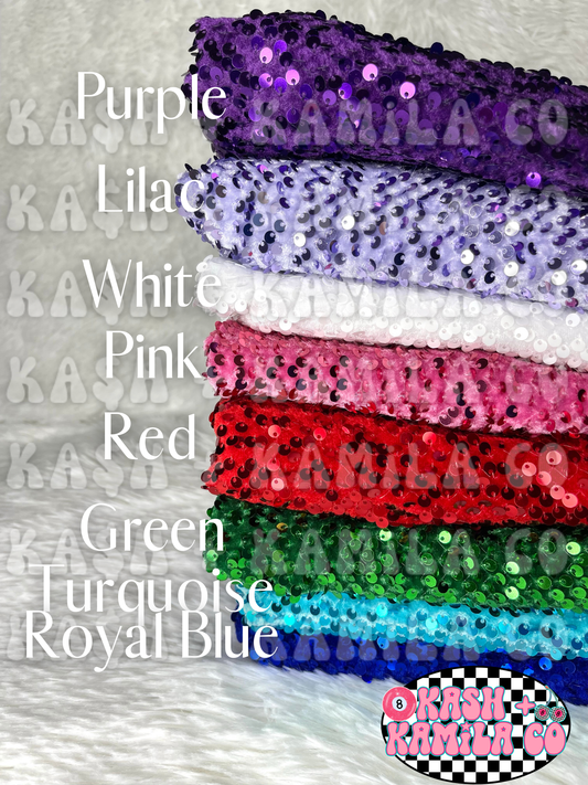 Sequins (1) | Bows & Piggies (Clip/Nylon)