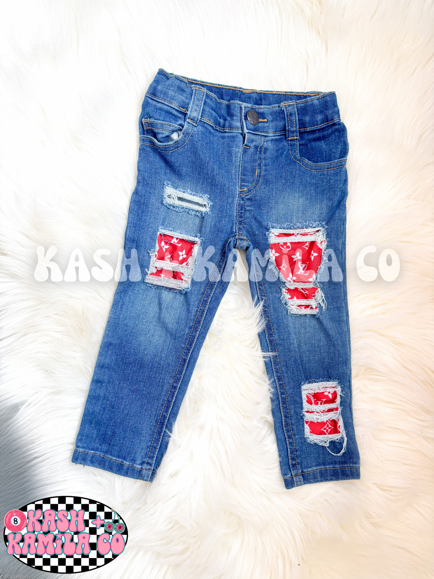 RTS Distressed Skinny Jeans 18m