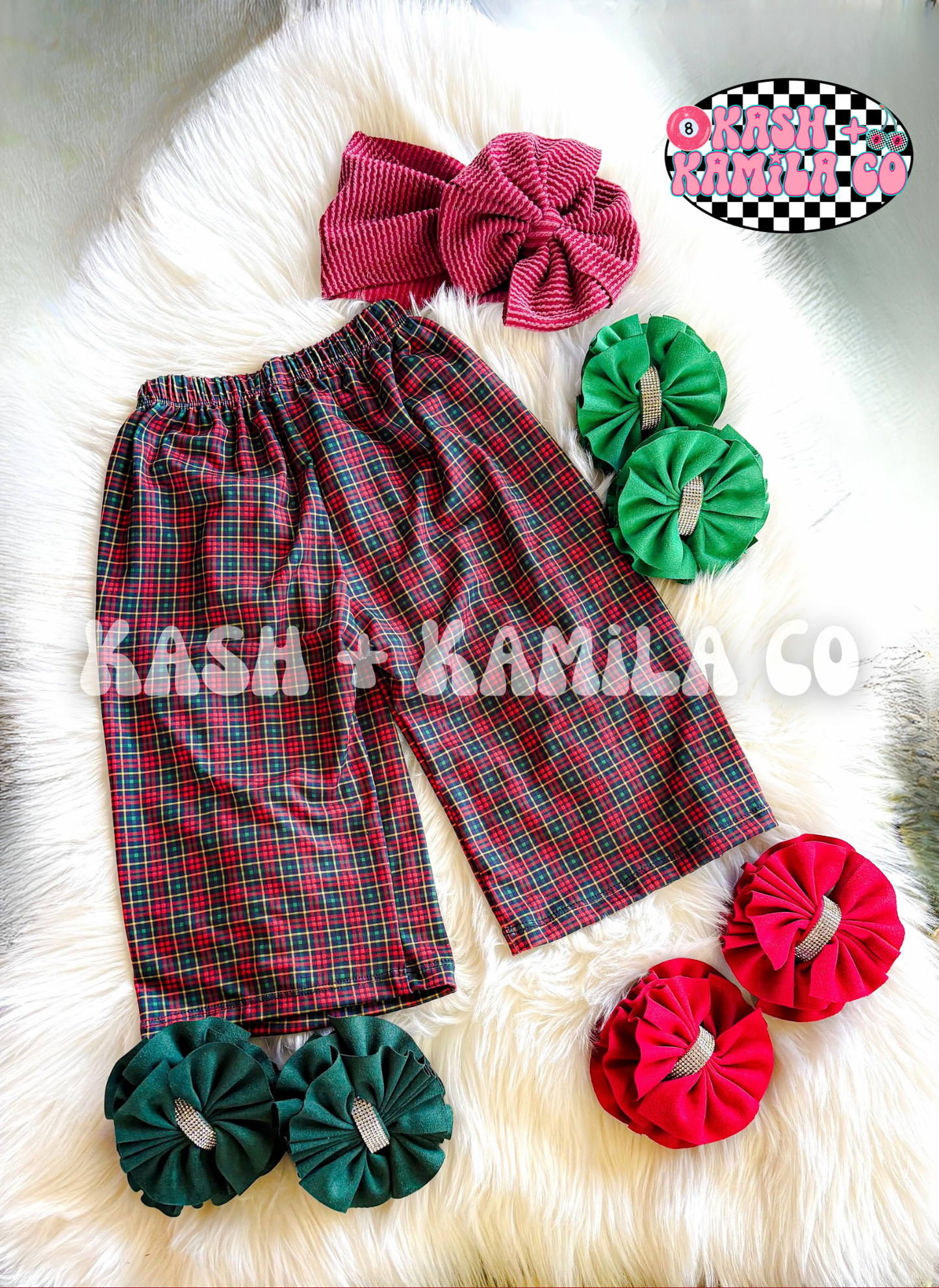 RTS Flow Pants Christmas Plaid 5T
