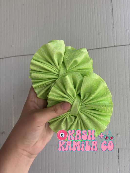 RTS Shredded Piggies Shimmer Lime Green / Clip