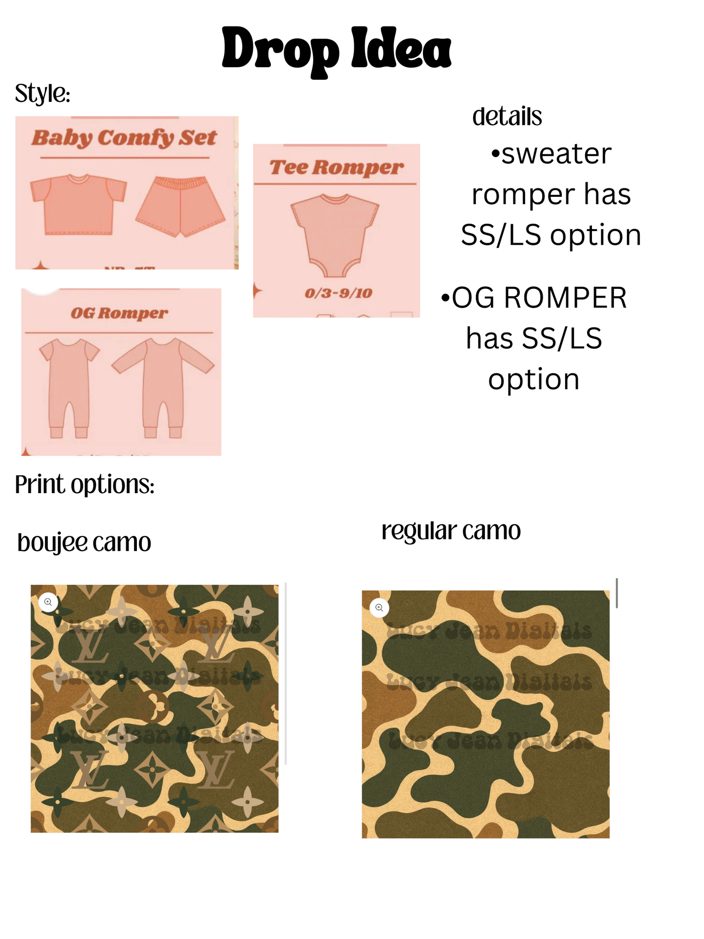 DROP Camo URBAN RIB MATERIAL