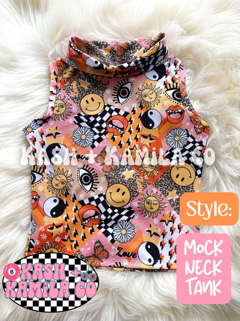 CUSTOM | Mock Neck Tank