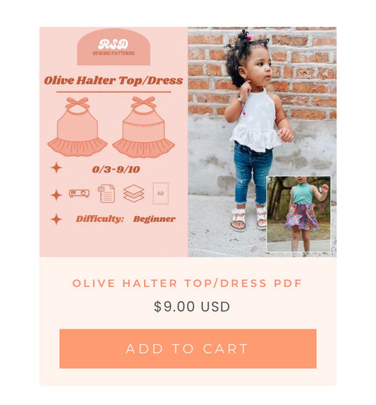 COLLAB Olivia Halter Top