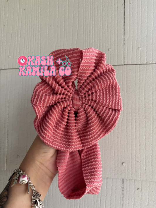 RTS Messy Headwrap Dusty Pink Urban Rib / Toddler