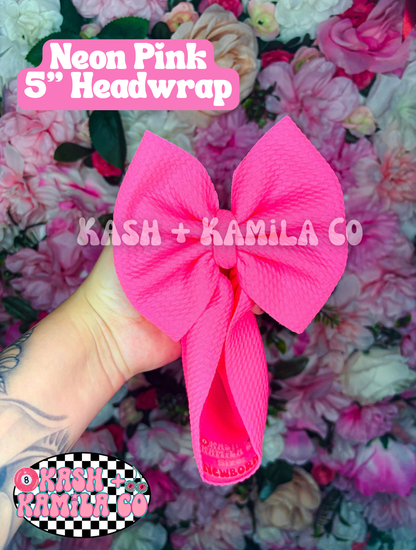 MTO Pink Shades Headwraps