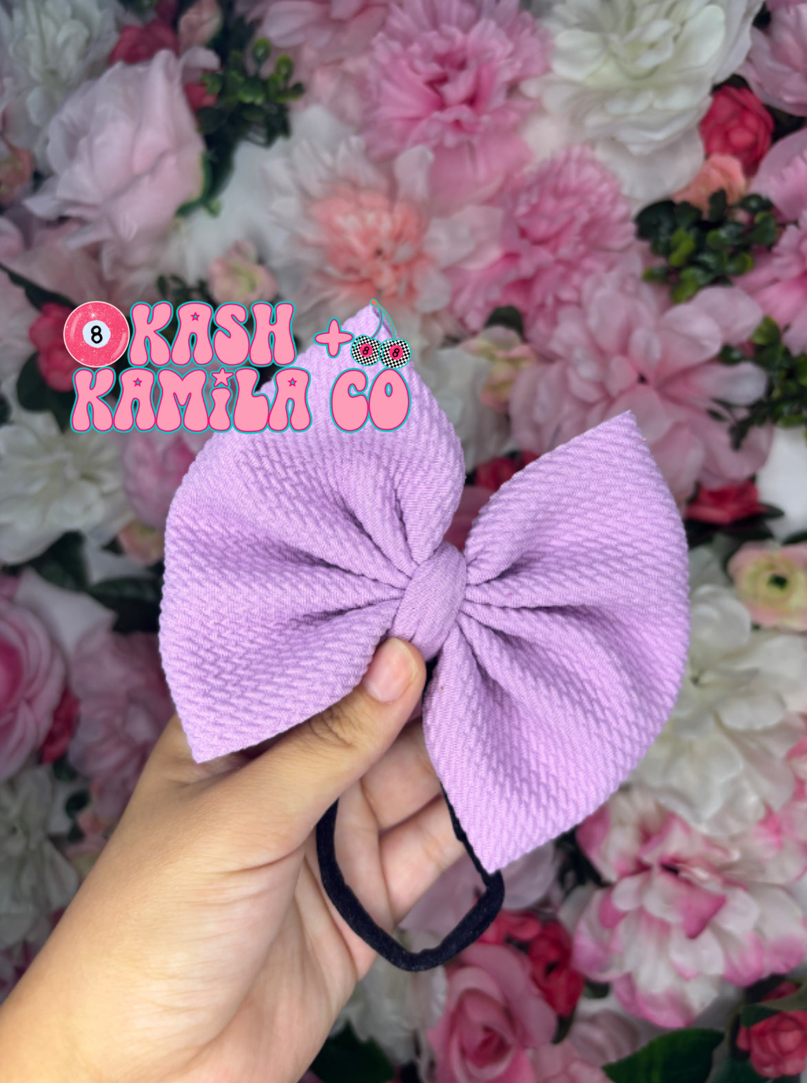 RTS 5” Bow Lilac/Black Nylon