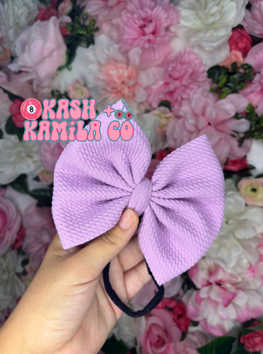 RTS 5” Bow Lilac/Black Nylon