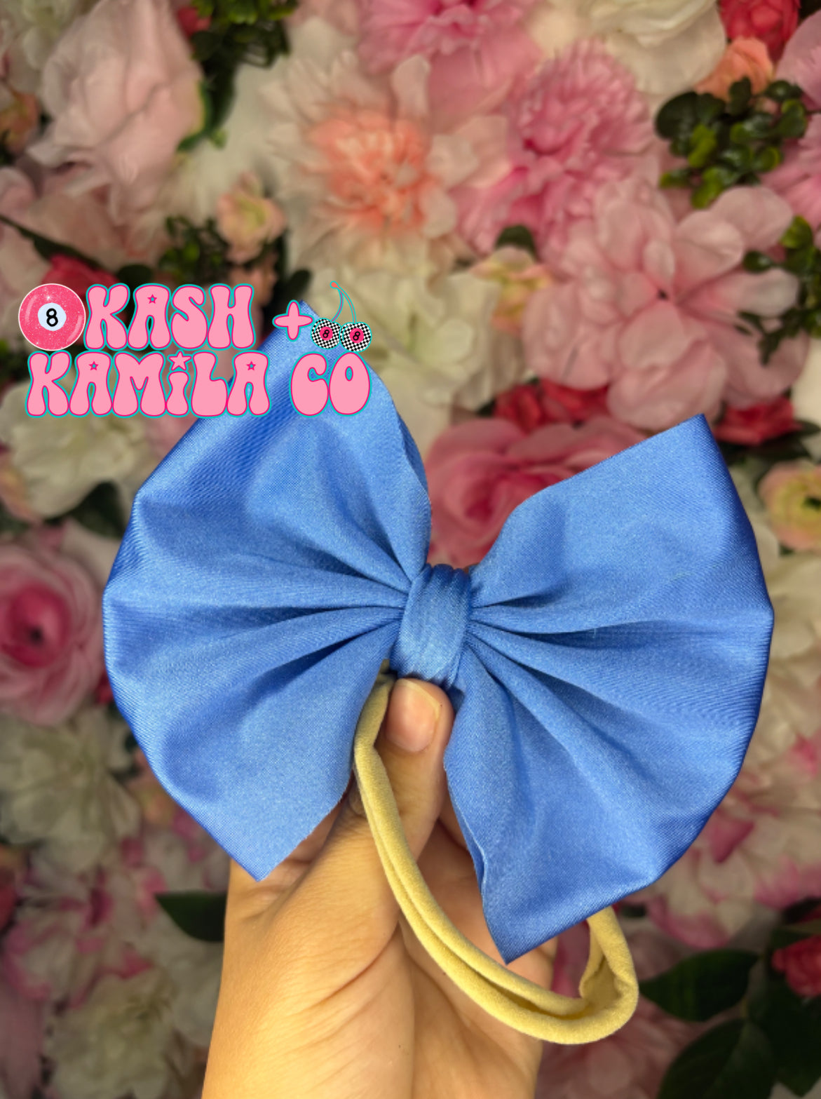 RTS 5” Bow Swim Blue/Nude Nylon