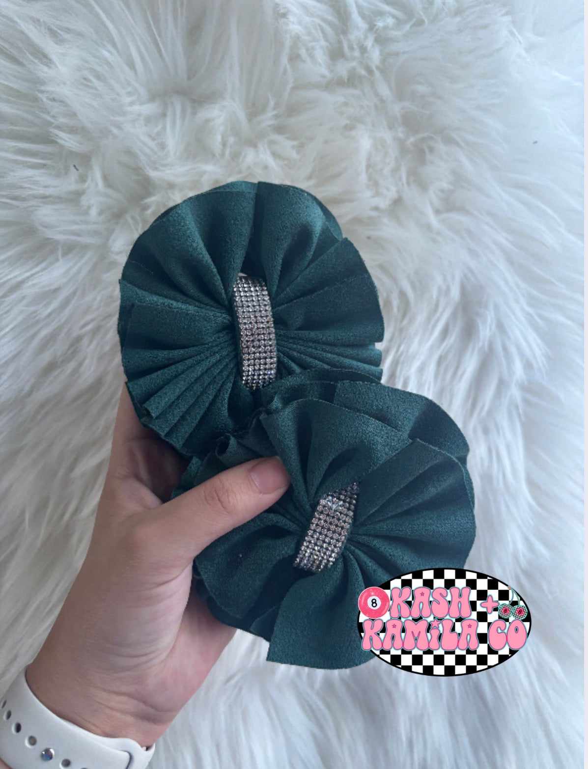 RTS Shredded Piggies Suede Dk Green/Clip