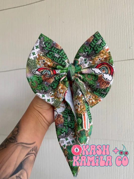 RTS 6” Headwrap St Pattys Day/Toddler
