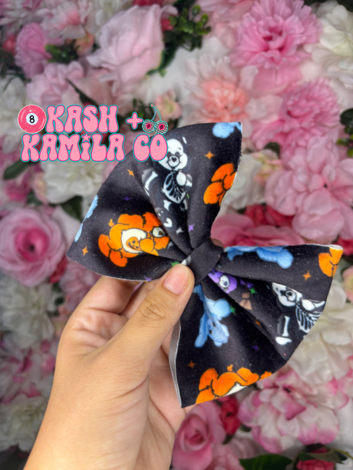 RTS 5” Bow Halloween Carebears / Clip