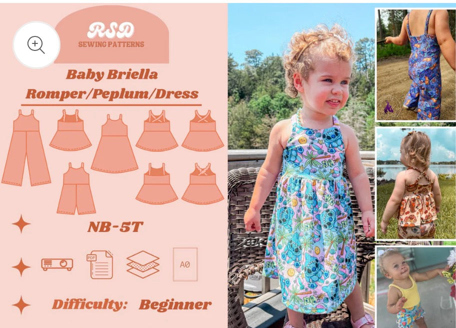 Briella Romper/Peplum/Dress