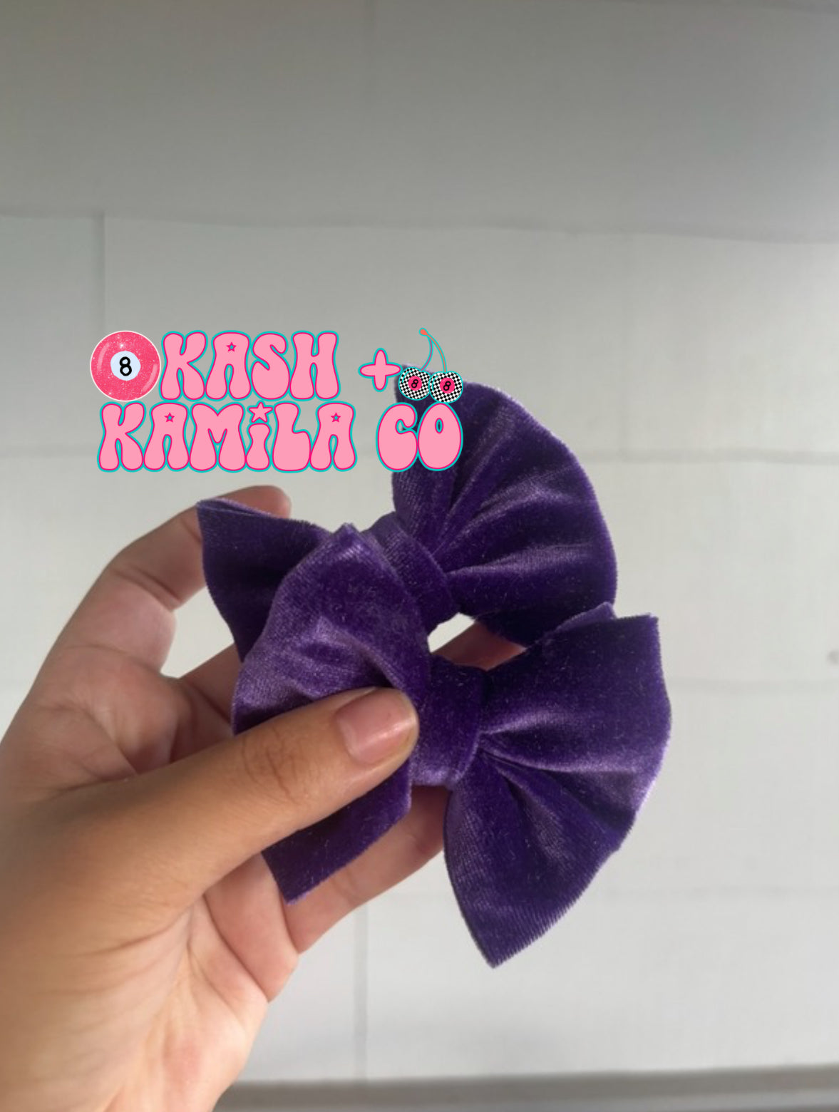 RTS 3” Piggies Purple Velvet/Clip