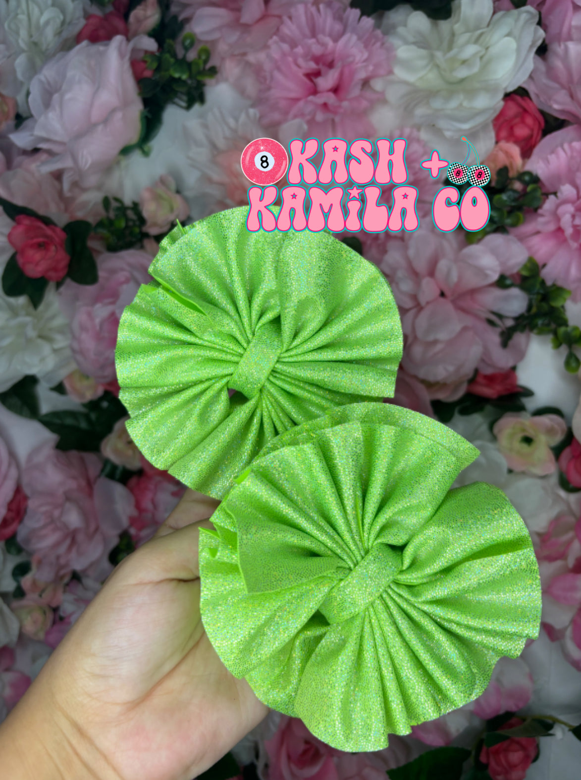 RTS Shredded Piggies Swim Shimmer Lime Green / Clip