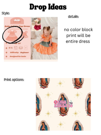 DROP Virgin Mary Juliet Dress(No codes)